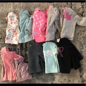 Bundle of 18 months jacket shirts and rompers